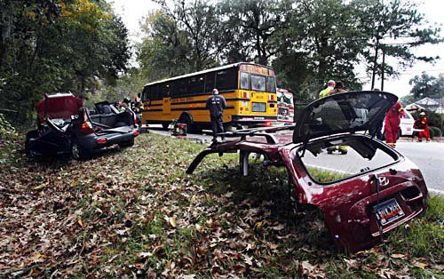 West Ashley School Bus Wreck