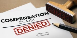 workers-comp-claim-with-red-denial-stamp
