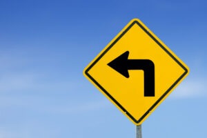 left turn sign