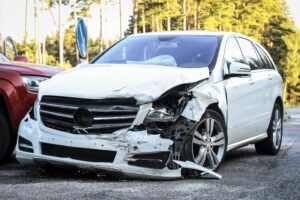 smashed-white-car