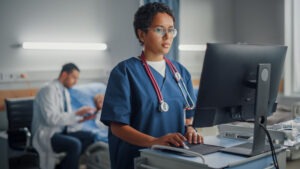 doctors reviewing a patient’s medical records