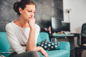 woman crying